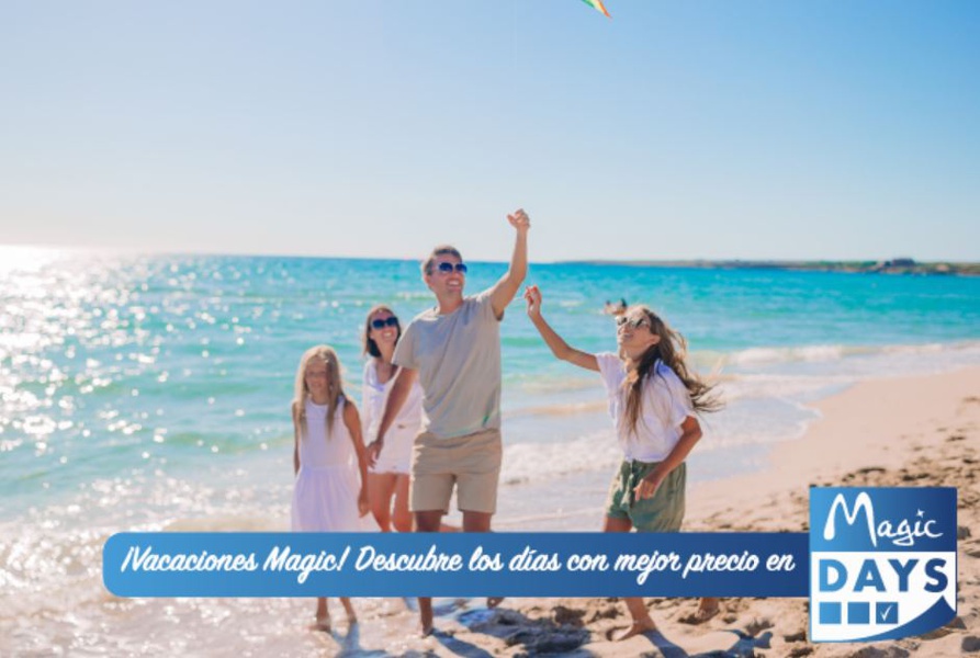 Take advantage of the special Magic Days prices! Up to -30% discount Hôtel Magic Cristal Park Benidorm